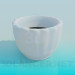 3D Modell Topf vase - Vorschau