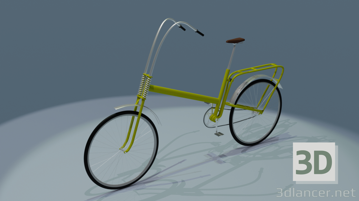 3D Modell Fahrrad - Vorschau