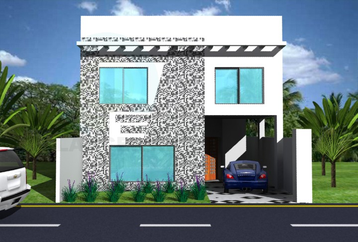 modèle 3D bâtiment résidentiel - preview