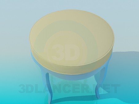 3d model stool - preview