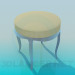 3d model stool - preview