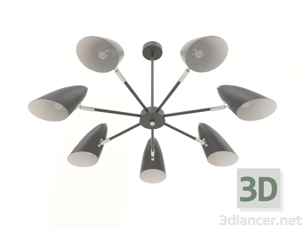 modèle 3D Lustre Aïda (FR5852-CL-07-B) - preview