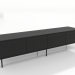 modello 3D Mobile TV 1800 mm (nero RAL 9005) - anteprima