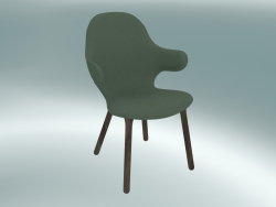Cierre de silla (JH1, 59x58 A 88 cm, roble aceitado ahumado, Divina - 944)