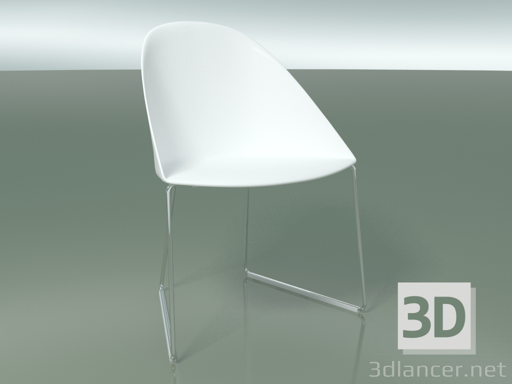 3D modeli Sandalye 2208 (kızaklarda, CRO, PC00001 polipropilen) - önizleme