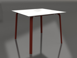 Dining table 90 (Wine red)