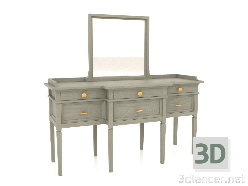 3d model A table with a mirror - preview