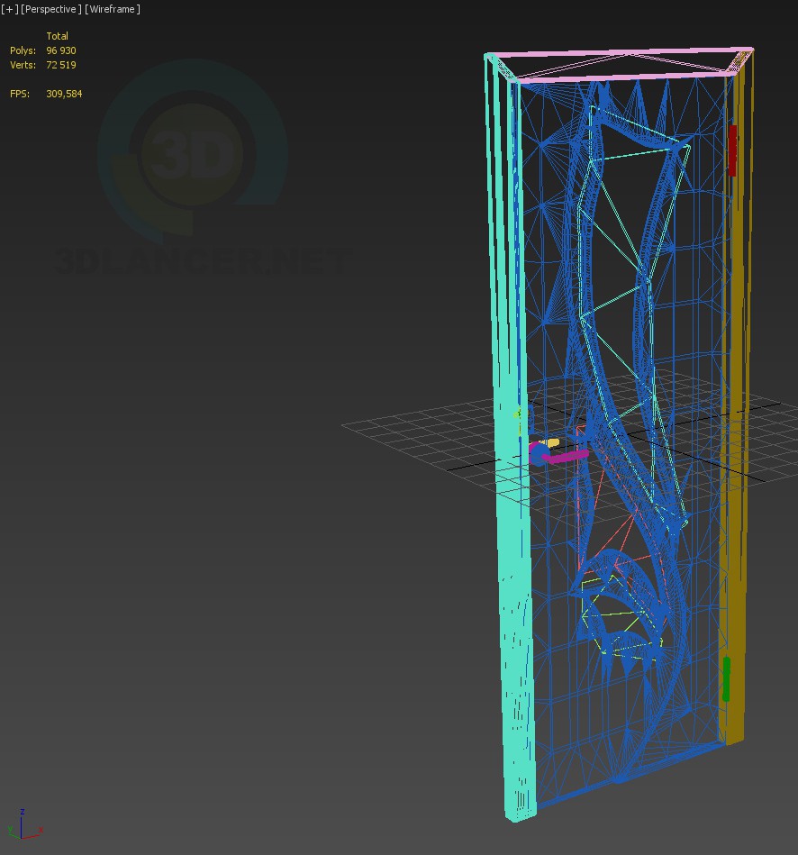 modello 3D Porta-5do2 - anteprima