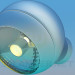 3d model Lámpara halógena - vista previa