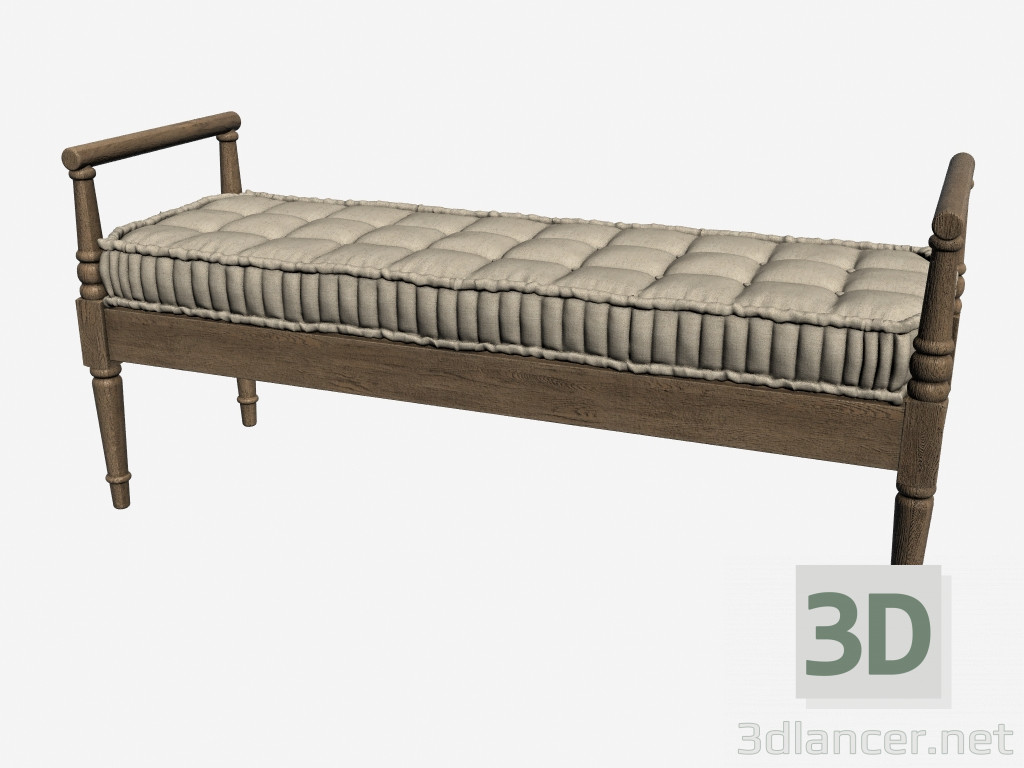 3D Modell Sitzbank DUDLEY (801.002) - Vorschau