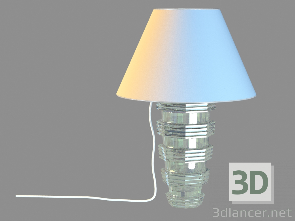 modello 3D Lampada da tavolo Lampe Heritage Cordon 1L - anteprima