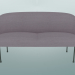 3d model Double sofa Oslo (Fiord 551, Light Gray) - preview
