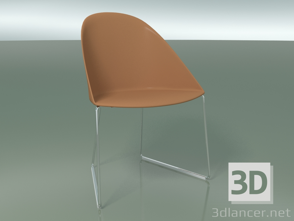3D modeli Sandalye 2208 (raylarda, CRO, PC00004 polipropilen) - önizleme
