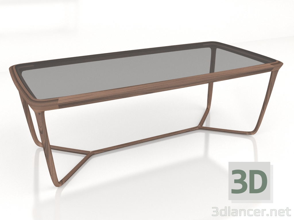 modello 3D Tavolo da pranzo Obi rettangolare 220 - anteprima