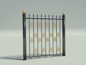 Metal çit