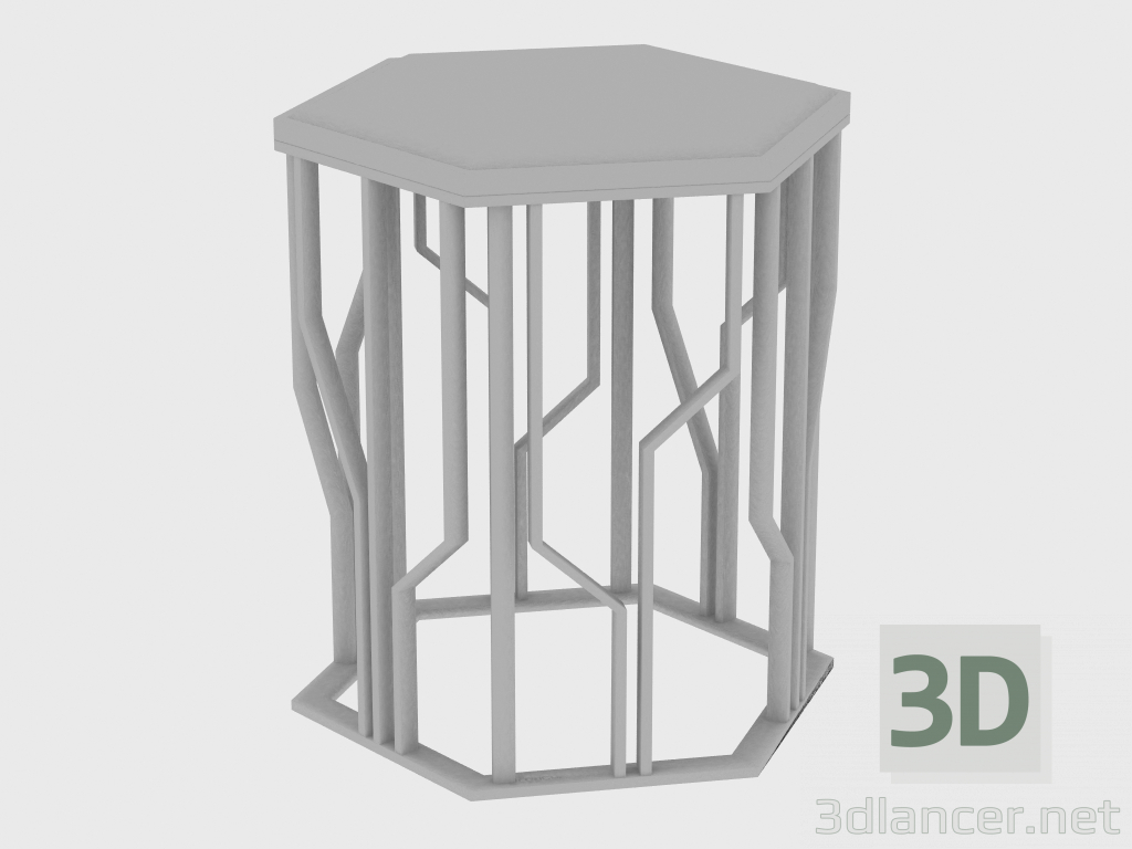 3D modeli Sehpa GINZA KÜÇÜK MASA (55x48xH59) - önizleme