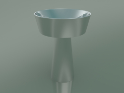 Giravolta Vase - Eine Vase (Platinum)