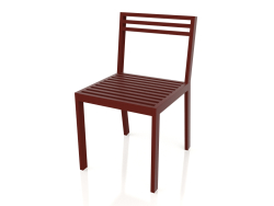 Yemek sandalyesi (Şarap kırmızısı)