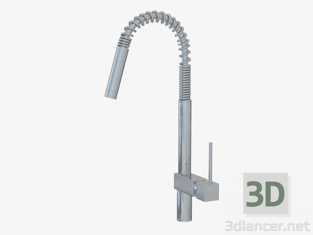 3d model Sink mixer with detachable watering can (16765) - preview