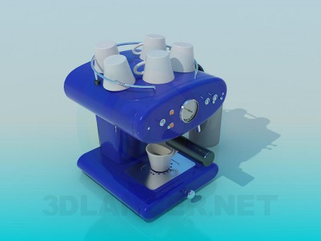 3D Modell Kaffee-Maschine - Vorschau
