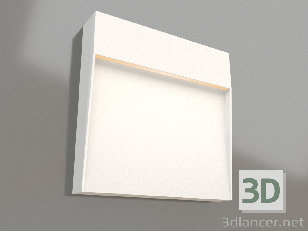 3D modeli Duvar sokak lambası (7016) - önizleme