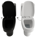 modèle 3D de Toilettes - Deux toilettes de couleurs différentes acheter - rendu