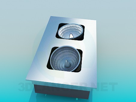 3d модель Галогенный светильник – превью