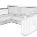 modello 3D di Il divano minimalista comprare - rendering