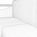 El sofá minimalista 3D modelo Compro - render