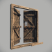 3d Старовинна кріпосна двері модель купити - зображення