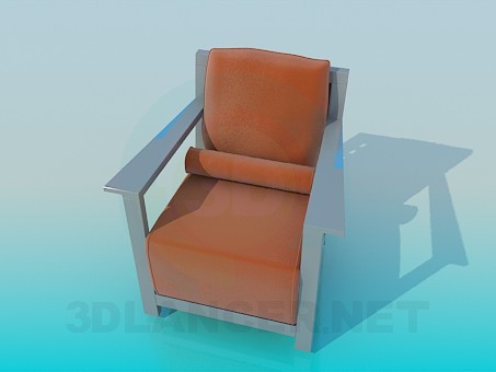3d модель Крісло з валиком – превью