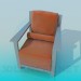 3 डी मॉडल रोलर के साथ कुर्सी - पूर्वावलोकन