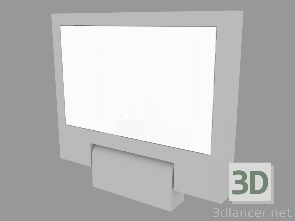 3D modeli Projektör MOVIT SQUARE 320mm (S3075N) - önizleme