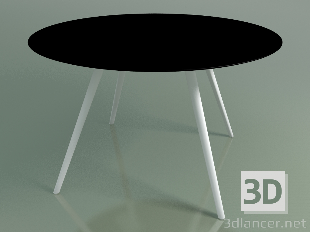 modello 3D Tavolo rotondo 5454 (H 74 - P 119 cm, HPL H03, V12) - anteprima