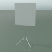 3d модель Стол квадратный 5748 (H 103,5 - 69x69 cm, cложенный, White, LU1) – превью