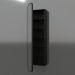3D Modell Spiegel (mit halboffener Schublade) ZL 17 (460x200x1500, Holz schwarz) - Vorschau