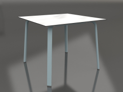 Table à manger 90 (Bleu gris)