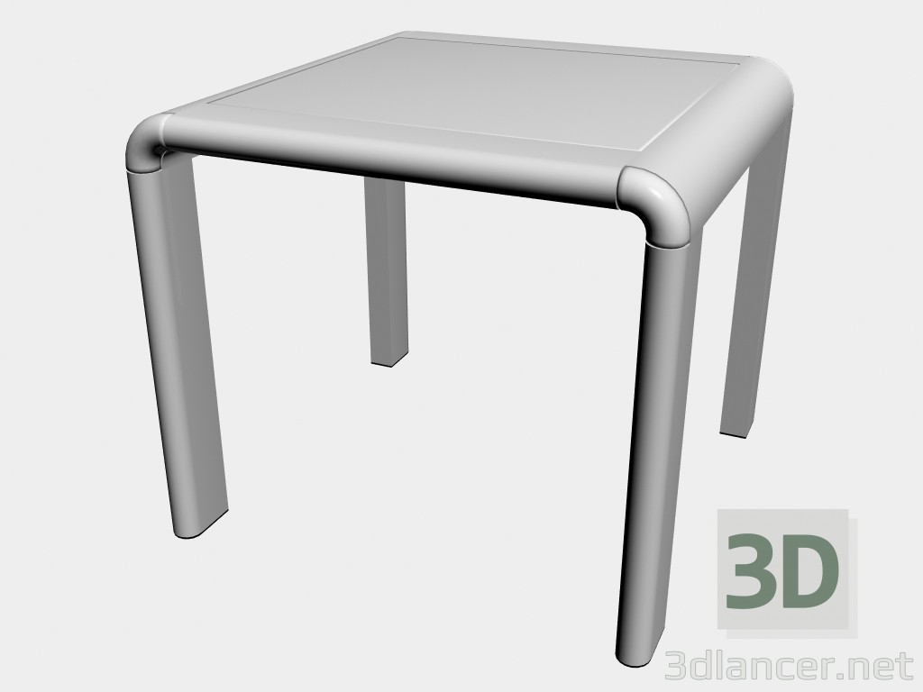 3D Modell Tischnseite Aluminium Top Beistelltisch 51740 - Vorschau