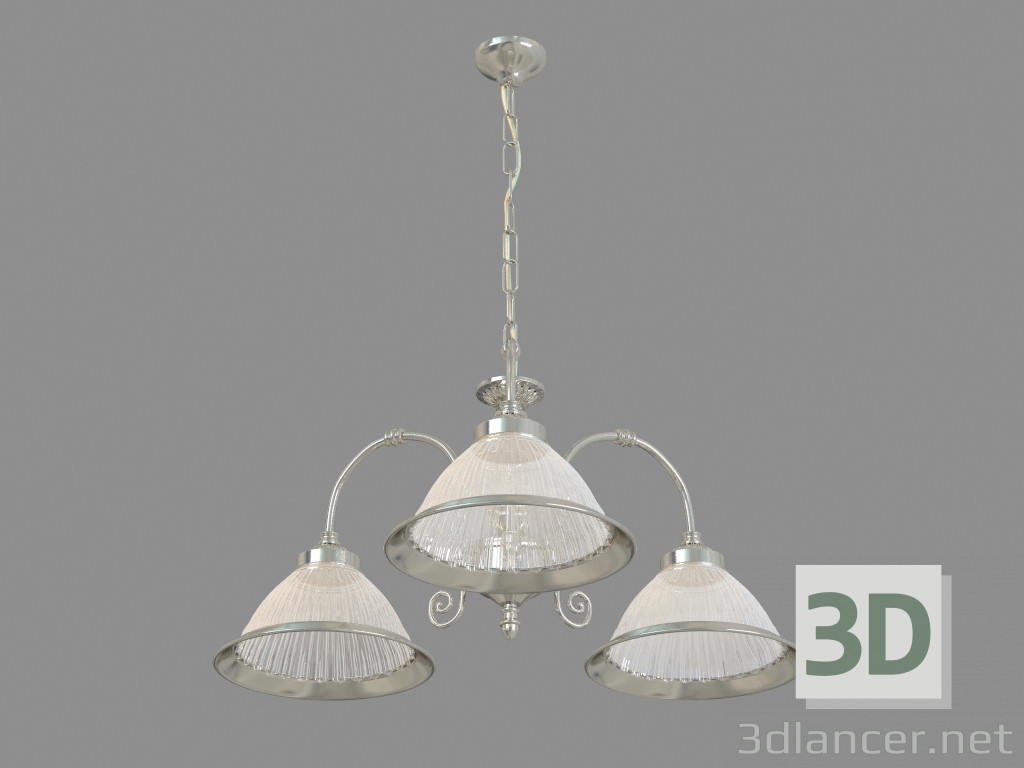 modello 3D Lampadario A9366LM-3SS - anteprima