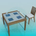 3d model Table and Chair set - preview