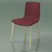3D modeli Sandalye 3966 (4 ahşap ayak, polipropilen, döşeme, beyaz huş ağacı) - önizleme