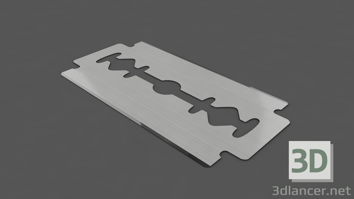 3D Jilet Tıraş Bıçağı modeli satın - render