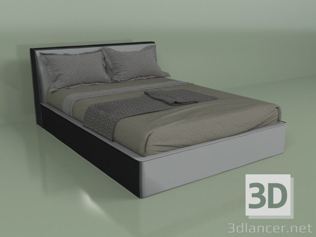 3d модель Ліжко двоспальне Kioto – превью