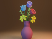 Цветки в вазе