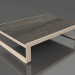 3d модель Кофейный столик 120 (DEKTON Radium, Sand) – превью