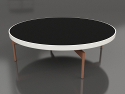 Round coffee table Ø120 (Agate gray, DEKTON Domoos)