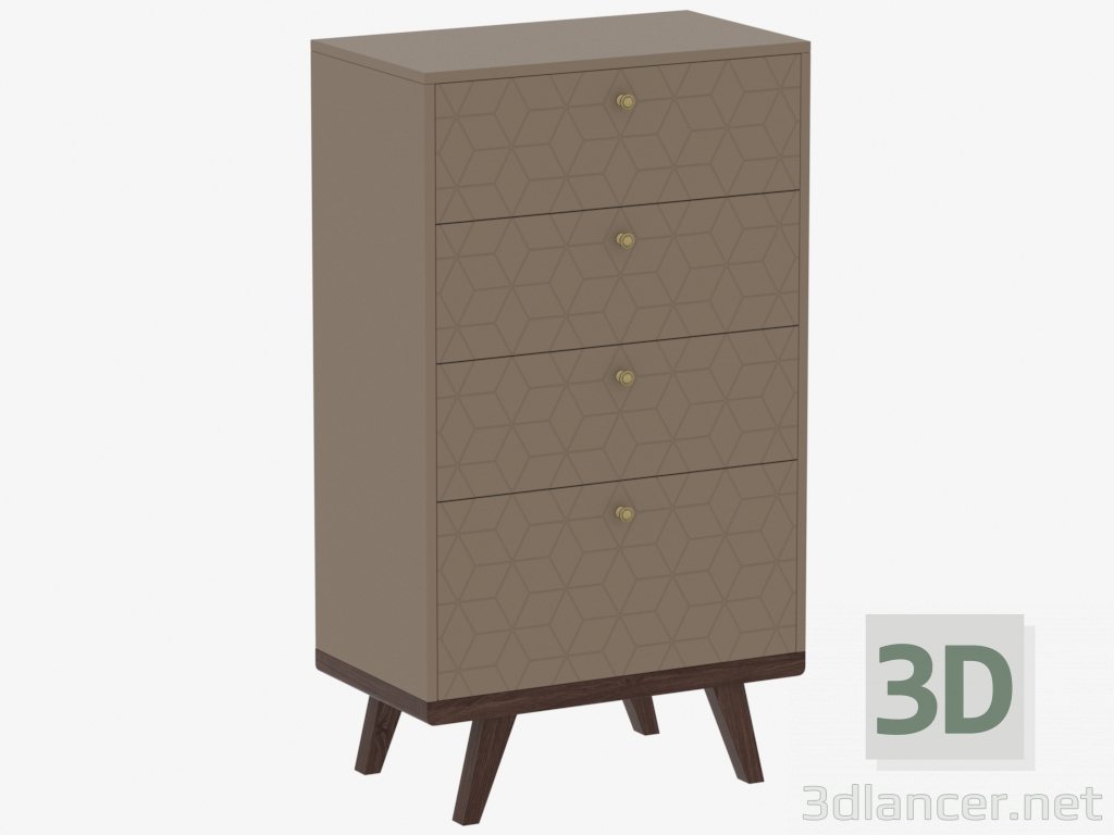 3d model High chest of drawers THIMON v2 (IDC030105309) - preview