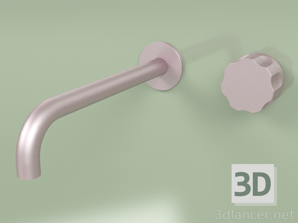modello 3D Miscelatore idroprogressivo a parete con bocca erogazione (17 11 T, OR) - anteprima