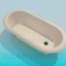 modello 3D Vasca da bagno su piedi - anteprima