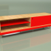 modello 3D Armadio multimediale TIWI (rosso) - anteprima